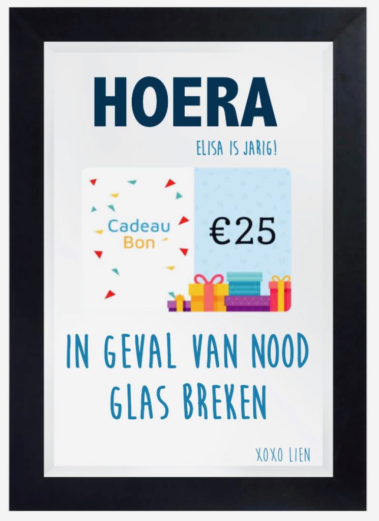 DIY cadeaubon maken